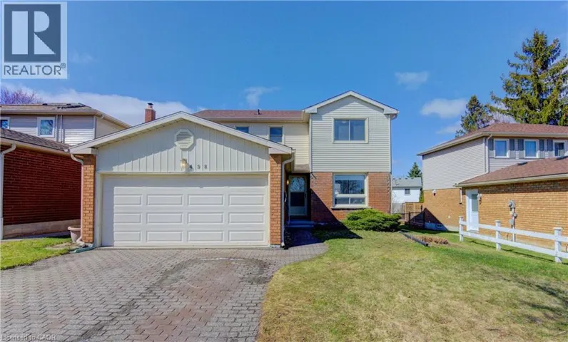 498 THORNDALE Drive, Waterloo, Ontario N2T2A2