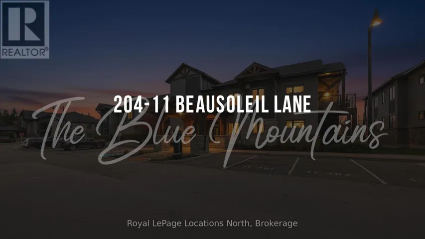 204 - 11 BEAUSOLEIL LANE, Blue Mountains, Ontario L9Y0H2