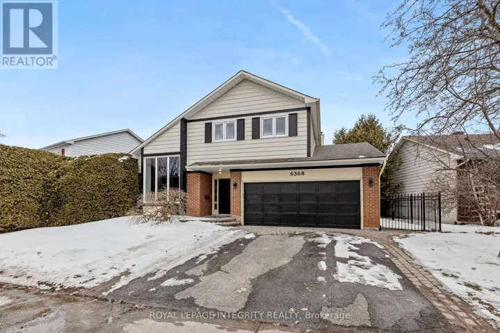 6368 VISENEAU DRIVE, Ottawa, Ontario K1C2J2