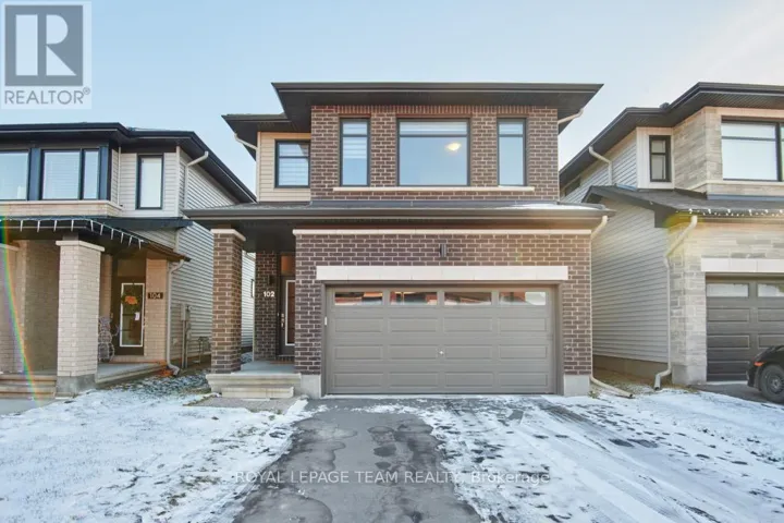 102 CREVASSE ROAD, Ottawa, Ontario K1W0P9