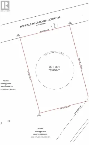 Route 134, McNeills Mills, Prince Edward Island C0B1J0