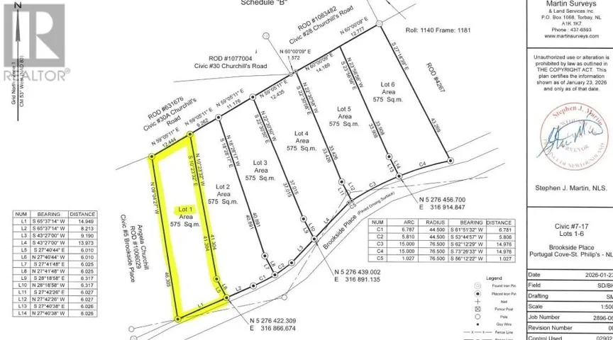 5 Brookside Place Unit#LOT 1, Portugal Cove, Newfoundland & Labrador A1M2P4