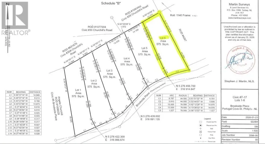 17 Brookside Place Unit#LOT 6, Portugal Cove, Newfoundland & Labrador A1M2P4