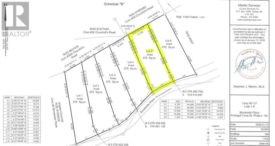 15 Brookside Place Unit#LOT 5, Portugal Cove, Newfoundland & Labrador A1M2P4