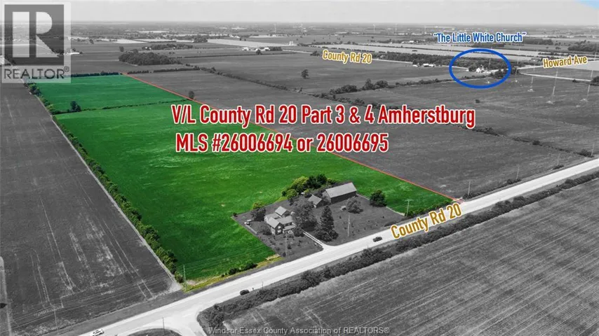 V/L COUNTY RD 20 PARTS 3 & 4, Amherstburg, Ontario N0R1G0