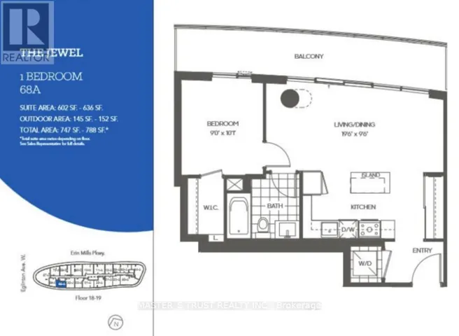 1804 - 2520 EGLINTON AVENUE W, Mississauga (Erin Mills), Ontario L5M0Y4