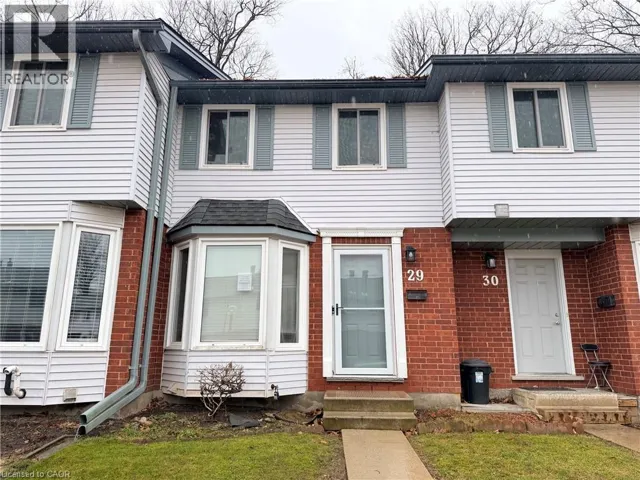 219 KINGSWOOD Drive Unit# 29, Kitchener, Ontario N2E3J4