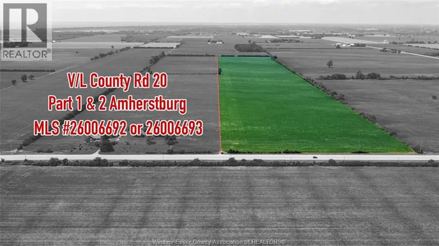 V/L COUNTY RD 20 PARTS 1 & 2, Amherstburg, Ontario N0R1G0