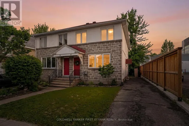 12 STEVENSON AVENUE, Ottawa, Ontario K1Z6N1