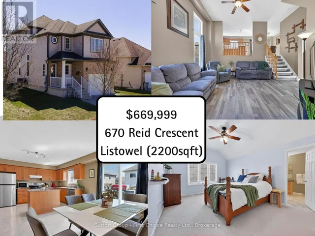 670 REID CRESCENT, North Perth (Listowel), Ontario N4W0A1