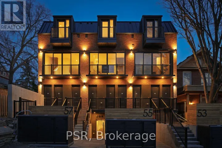 D - 55 HARRIET STREET, Toronto (South Riverdale), Ontario M4L2G1