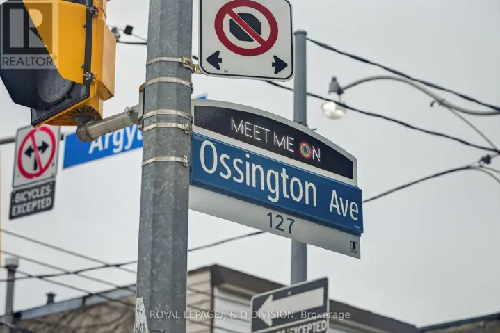 322 - 109 OSSINGTON AVENUE, Toronto (Trinity-Bellwoods), Ontario M6J0G1