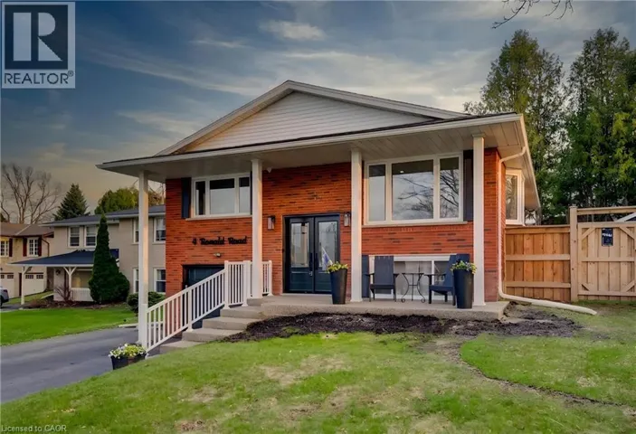 4 RONALD Road, Cambridge, Ontario N1S4N1