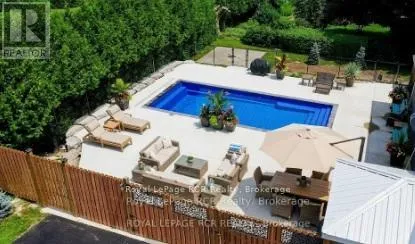 AMAZING INGROUND POOL   virtually staged