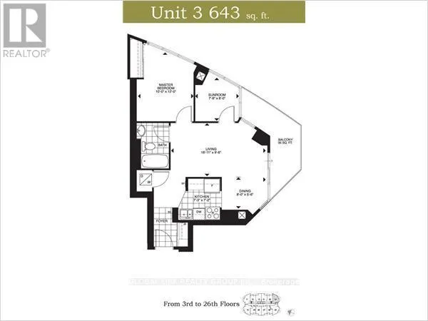 2203 - 18 HOLMES AVENUE, Toronto (Willowdale East), Ontario M2N4L9