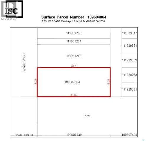 1275 Cameron STREET, Regina, Saskatchewan S4T2T2