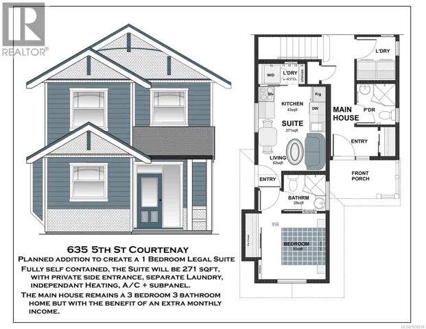 635 5th St, Courtenay, British Columbia V9N1K5