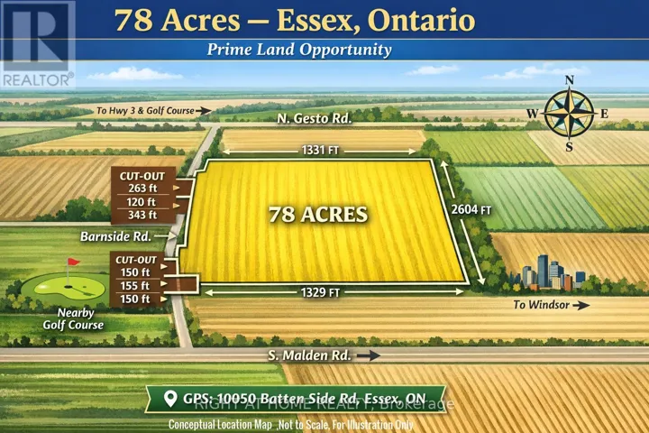 PT LT 30 CON BATTEN SIDE ROAD, Essex, Ontario N8M2X6