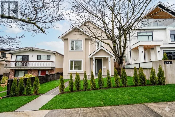 3435 FRANKLIN STREET, Vancouver, British Columbia V5K1Y4