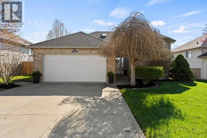 430 WOODRIDGE DRIVE, Tecumseh, Ontario N8N4V5