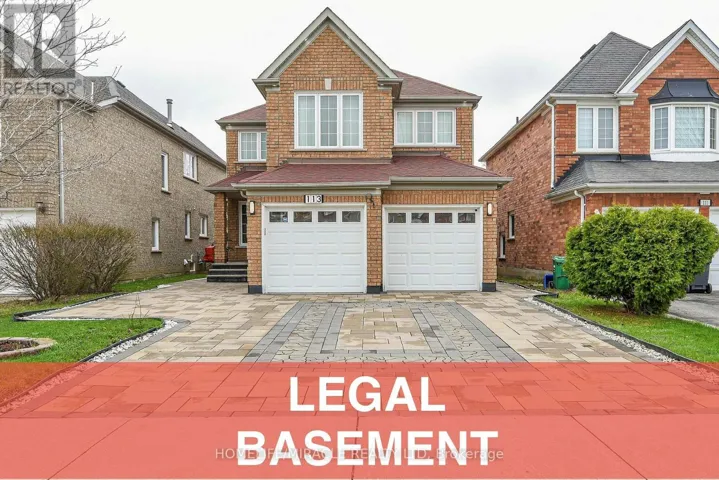 113 SECLUSION CRESCENT, Brampton (Sandringham-Wellington), Ontario L6R1K8