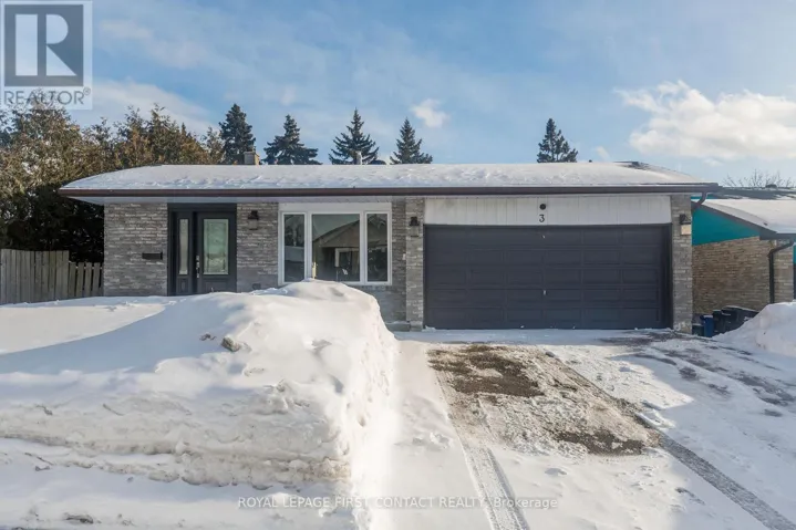3 OREN BOULEVARD, Barrie (Sunnidale), Ontario L4N4T3