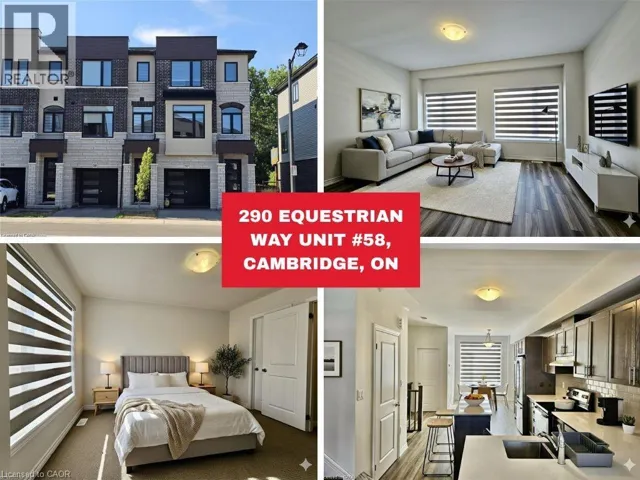 290 EQUESTRIAN Way Unit# 58, Cambridge, Ontario N3E0E7