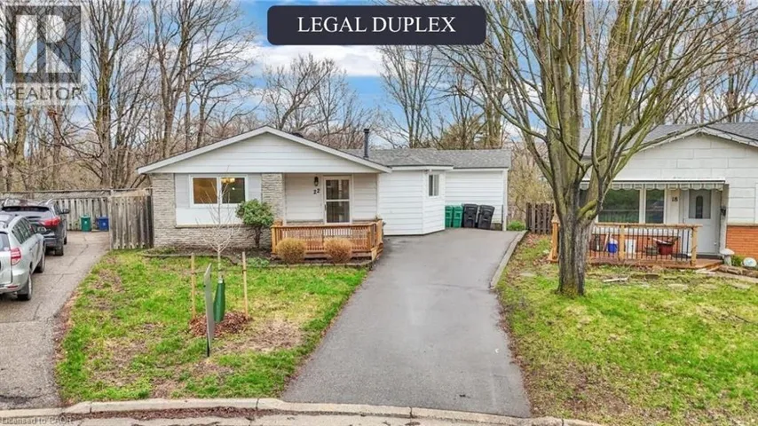 22 BLACKHORNE Crescent, Kitchener, Ontario N2E1T1