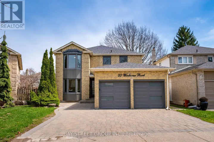 33 WINBORNE DRIVE, Vaughan (Brownridge), Ontario L4J2R8