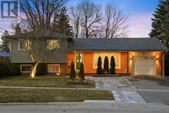 5 ROSEFIELD DRIVE, Halton Hills (Georgetown), Ontario L7G4R2