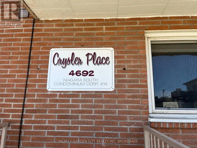 302 - 4692 CRYSLER AVENUE, Niagara Falls (Downtown), Ontario L2E3V8