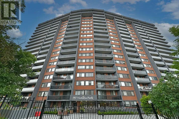 908 - 757 VICTORIA PARK AVENUE, Toronto (Oakridge), Ontario M4C5N8