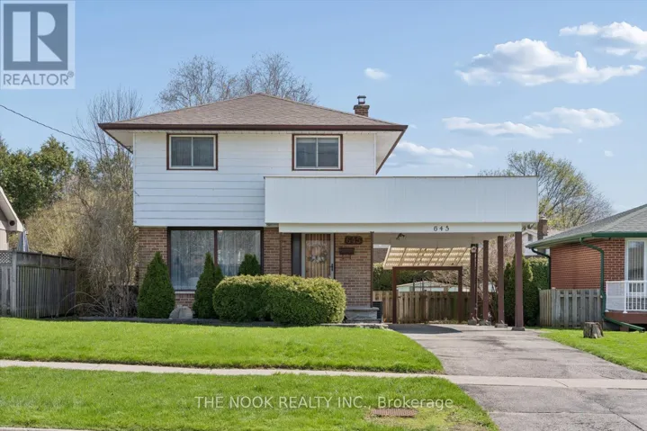 645 ANNAPOLIS AVENUE, Oshawa (McLaughlin), Ontario L1J2Z3