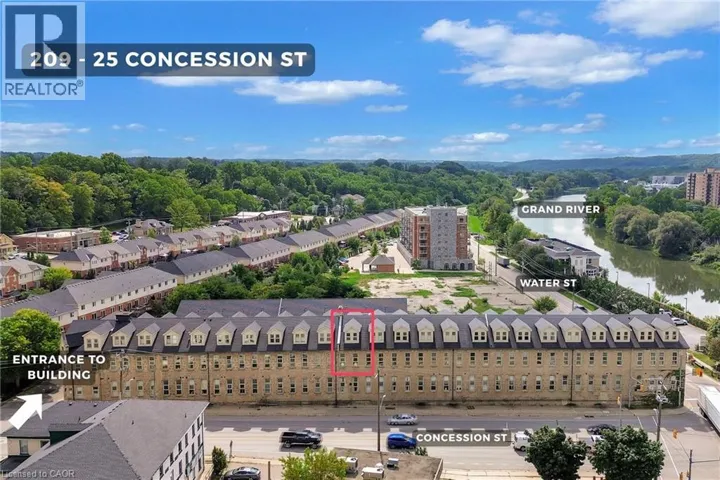 25 CONCESSION Street Unit# 209, Cambridge, Ontario N1R2G6