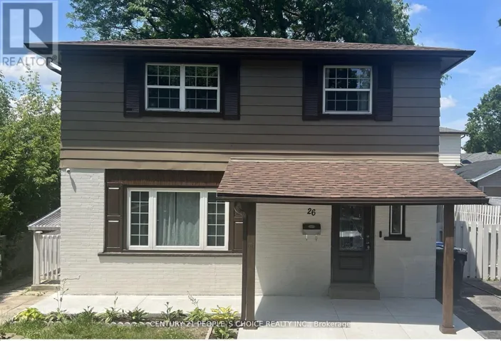 UPPER - 26 KENILWORTH ROAD, Brampton (Madoc), Ontario L6V2B1