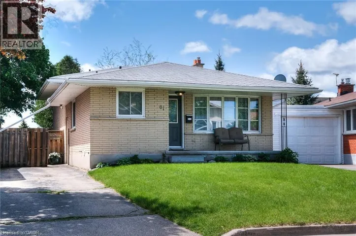 61 BOSWORTH Crescent Unit# Upper, Kitchener, Ontario N2E1Y9