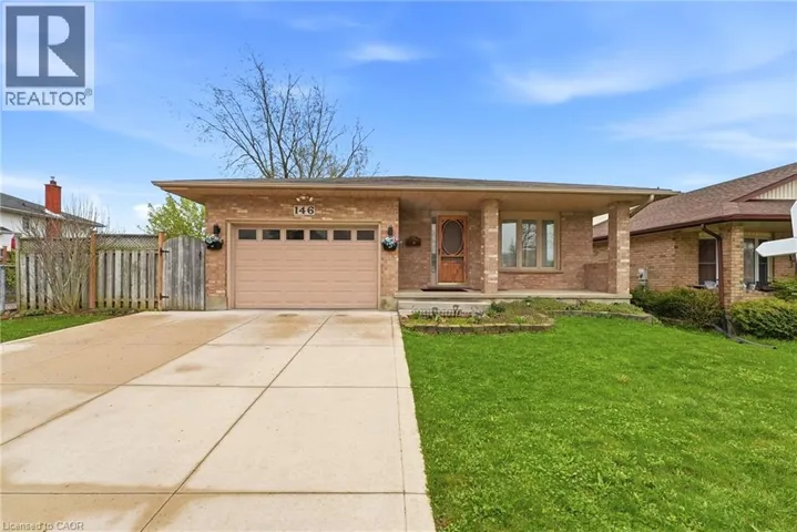 146 ASHLEY Crescent, London, Ontario N6E3P9
