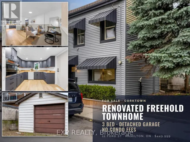 11 FORD STREET, Hamilton (Corktown), Ontario L8N2P4