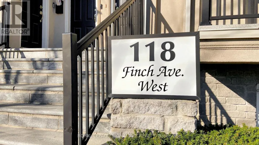 TH 5 - 118 FINCH AVENUE W, Toronto (Newtonbrook West), Ontario M2N7G2