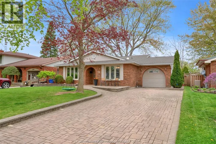 76 THORNHILL CRESCENT, Chatham, Ontario N7L4M3