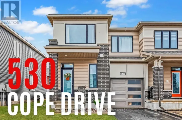 530 COPE DRIVE, Ottawa, Ontario K2V0N8