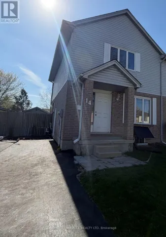 14 MOREAU CRESCENT, London East (East I), Ontario N5V4S6