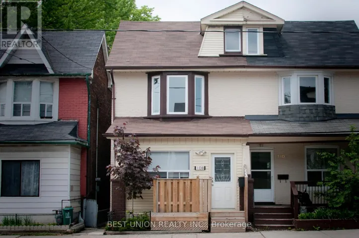 LOWER - 108 JONES AVENUE, Toronto (South Riverdale), Ontario M4M2Z8