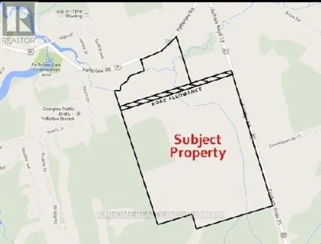 0 PEFFERLAW RD CON4 PT LOT24 PT LOT25, CON5 PT LOT24 ROAD, Georgina (Pefferlaw), Ontario L0E1N0