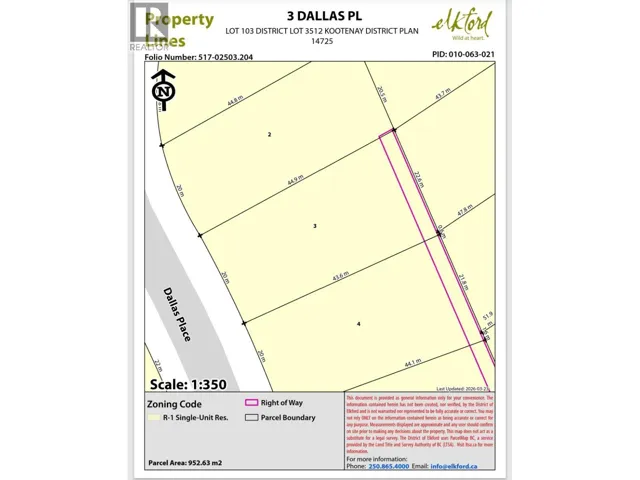 3 DALLAS Place, Elkford, British Columbia V0B1H0