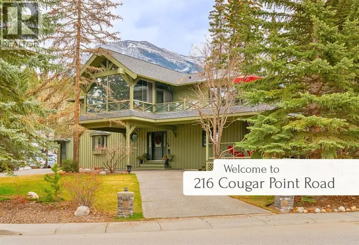 216 Cougar Point Road, Canmore, Alberta T1W1A1