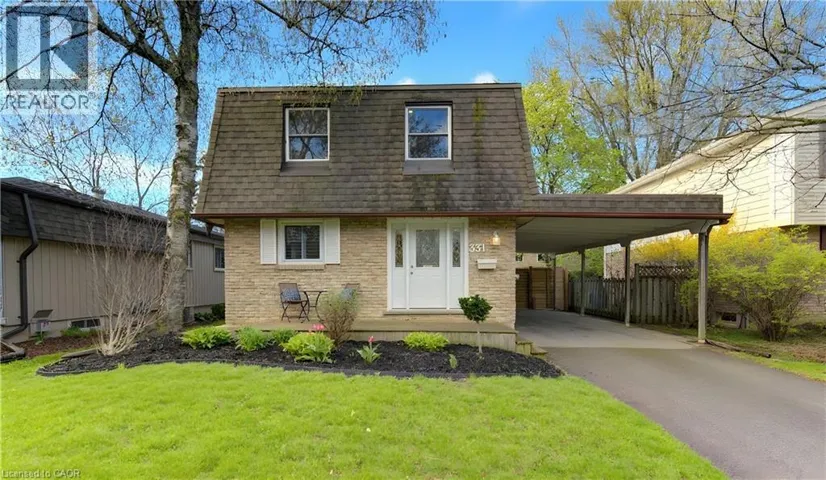 331 DANSBURY Drive, Waterloo, Ontario N2K2M1