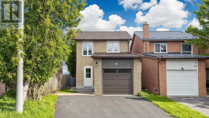 80 UPTON CRESCENT, Markham (Milliken Mills West), Ontario L3R3T4