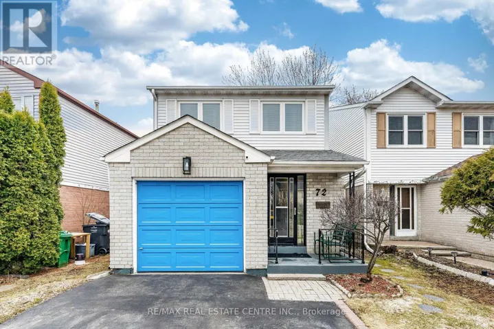 72 MALABAR CRESCENT, Brampton (Central Park), Ontario L6S3X8