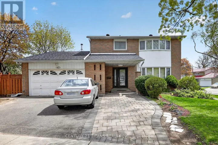 47 KENTISH CRESCENT, Toronto (Agincourt South-Malvern West), Ontario M1S2Z3